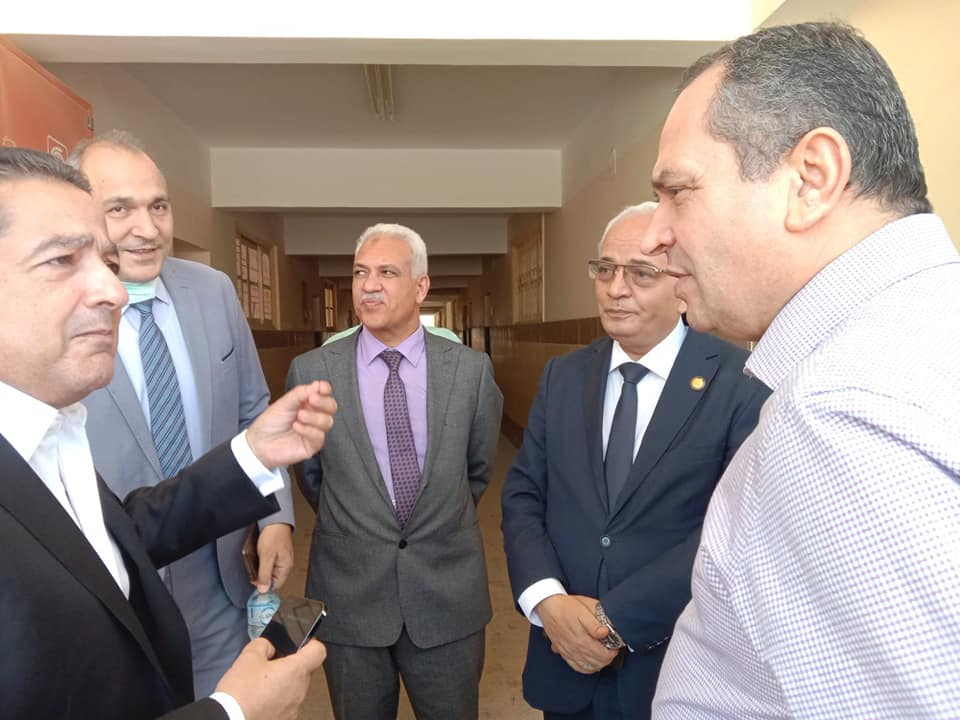 نائب وزير التعليم ومدير تعليم القاهرة يتفقدان مدارس العاصمة الإدارية الجديدة 